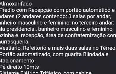 Imagem: O depósito possui 3.600m² de Área e está localizado em