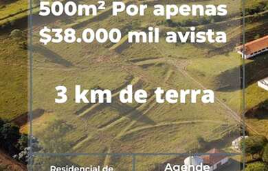Imagem: O terreno possui 500m² de Área e está localizado em Roseira