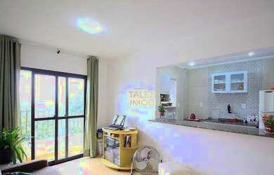 Imagem: O apartamento possui 1 Dormitório, 1 Banheiro, 1 Vaga na garagem