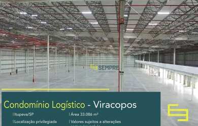 Imagem: O depósito possui 33.087m² de Área e está localizado em