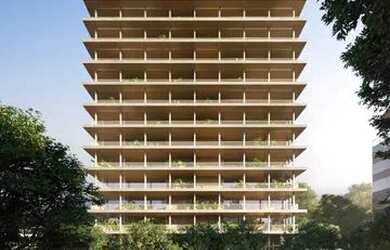 Imagem: O apartamento na cobertura possui 4 Dormitórios, 3 Banheiros