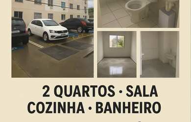 Imagem: O apartamento possui 2 Dormitórios, 1 Banheiro, 1 Vaga na garagem