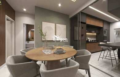 Imagem: O apartamento possui 2 Dormitórios, 1 Banheiro, 2 Vagas na