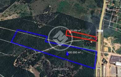 Imagem 1: Área disponível para venda em frente ao Novo Hospital Júlio Muller...