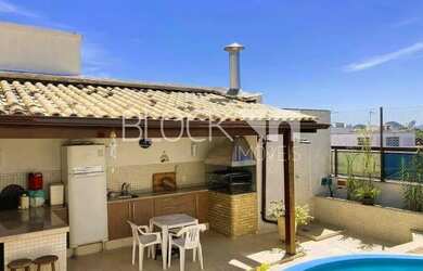 Imagem: O apartamento na cobertura possui 3 Dormitórios, 5 Banheiros