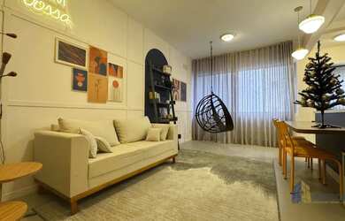 Imagem: O apartamento possui 1 Dormitório, 1 Banheiro, 1 Vaga na garagem