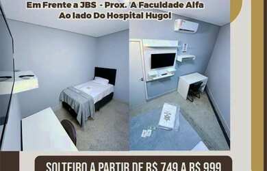 Imagem: O quarto está localizado em Jardim Lago Azul, Goiânia para