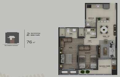 Imagem 4: Imóvel à venda em São José no bairro Kobrasol por R$ 634.900,00