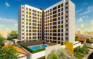 Imagem: O apartamento possui 1 Dormitório, 1 Banheiro, 26m² de Área