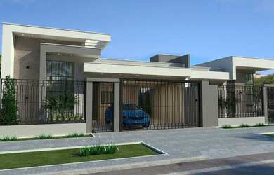 Imagem: A casa possui 3 Dormitórios, 3 Banheiros, 2 Vagas na garagem