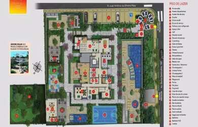 Imagem: O apartamento possui 2 Dormitórios, 3 Banheiros, 2 Vagas na