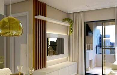 Imagem: O apartamento possui 2 Dormitórios, 2 Banheiros, 1 Vaga na