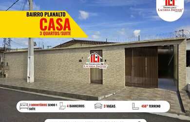 Imagem: A casa possui 3 Dormitórios, 3 Banheiros, 3 Vagas na garagem