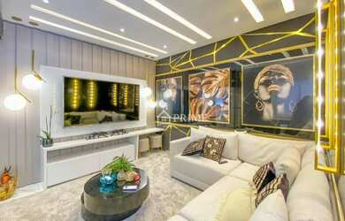 Imagem: A casa em condomínio possui 4 Dormitórios, 5 Banheiros, 3