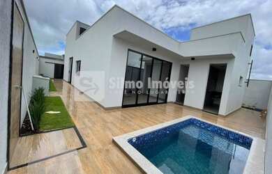 Imagem: A casa em condomínio possui 3 Dormitórios, 5 Banheiros, 3