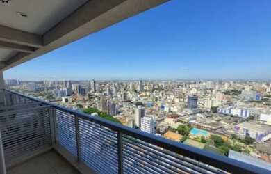 Imagem: O apartamento possui 1 Dormitório, 1 Banheiro, 1 Vaga na garagem