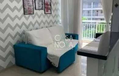 Imagem: O apartamento possui 1 Dormitório, 1 Banheiro, 1 Vaga na garagem