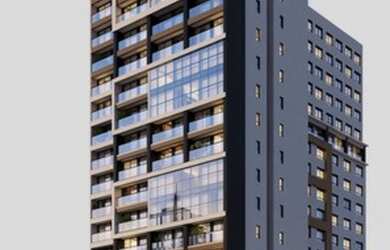 Imagem: O apartamento possui 1 Dormitório, 1 Banheiro, 27m² de Área