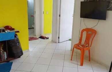 Imagem: O apartamento possui 2 Dormitórios, 1 Banheiro, 1 Vaga na garagem