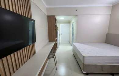 Imagem: O studio possui 1 Dormitório, 1 Banheiro, 1 Vaga na garagem