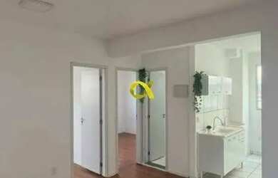 Imagem: O apartamento possui 2 Dormitórios, 1 Banheiro, 1 Vaga na garagem