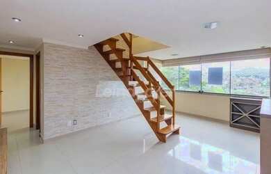 Imagem: O apartamento na cobertura possui 2 Dormitórios, 2 Banheiros