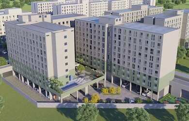 Imagem 2: KM - Apartamento 2 Quartos com Sinal a partir de R$1.000 - Recanto dos...