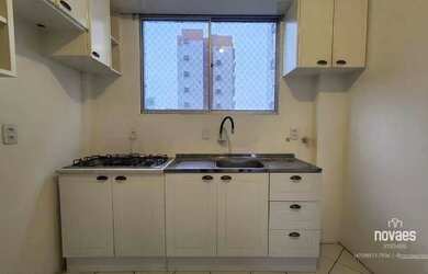 Imagem: O apartamento possui 1 Dormitório, 2 Banheiros, 1 Vaga na garagem