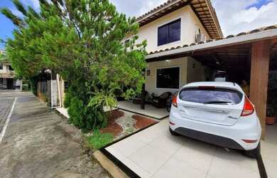 Imagem: A casa em condomínio possui 4 Dormitórios, 3 Banheiros, 2