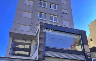 Imagem: O apartamento possui 1 Dormitório, 1 Banheiro, 1 Vaga na garagem