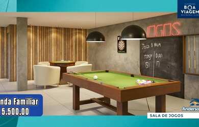 Imagem: O apartamento possui 2 Dormitórios, 1 Banheiro, 1 Vaga na garagem