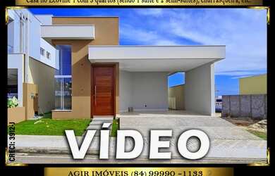 Imagem: A casa em condomínio possui 3 Dormitórios, 2 Banheiros, 2