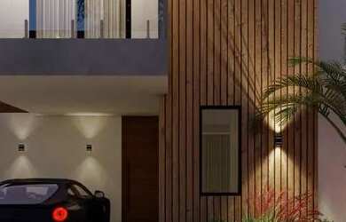 Imagem: A casa possui 3 Dormitórios, 4 Banheiros, 2 Vagas na garagem