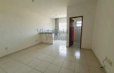 Imagem: O apartamento possui 1 Dormitório, 1 Banheiro, 1 Vaga na garagem