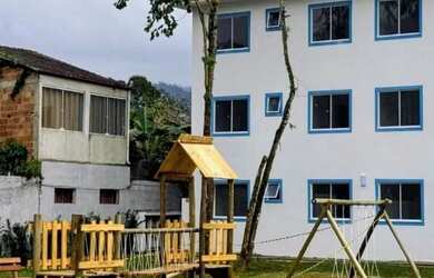 Imagem: O apartamento possui 2 Dormitórios, 1 Banheiro, 2 Vagas na