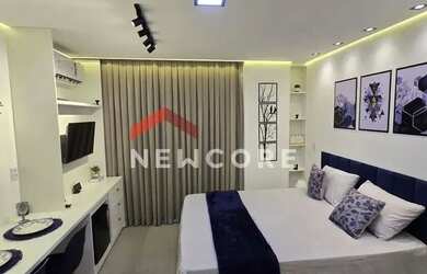 Imagem: O studio possui 1 Dormitório, 1 Banheiro, 1 Vaga na garagem