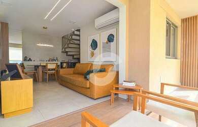 Imagem: O apartamento na cobertura possui 4 Dormitórios, 4 Banheiros