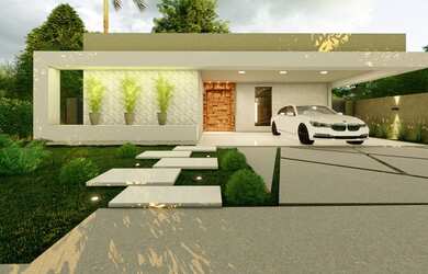 Imagem: A casa em condomínio possui 3 Dormitórios, 4 Banheiros, 4