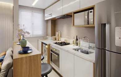 Imagem 5: Apartamento. Varanda, 54m² de Área, 1 Vaga na garageme3 Dormitórios