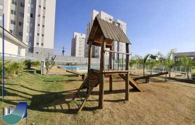 Imagem: O apartamento possui 2 Dormitórios, 1 Banheiro, 1 Vaga na garagem