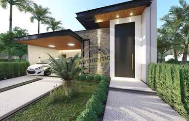 Imagem: A casa em condomínio possui 3 Dormitórios, 4 Banheiros, 2