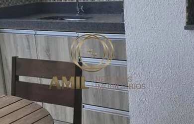 Imagem: O apartamento possui 2 Dormitórios, 1 Banheiro, 2 Vagas na