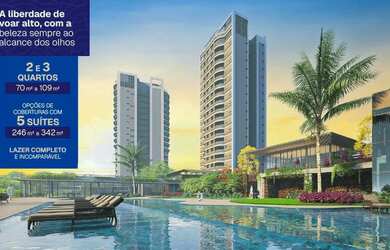 Imagem: O apartamento possui 2 Dormitórios, 2 Banheiros, 1 Vaga na