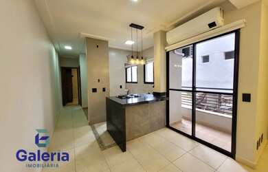 Imagem: O apartamento possui 1 Dormitório, 1 Banheiro, 1 Vaga na garagem