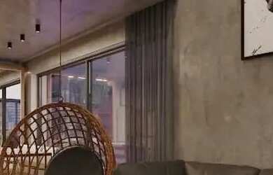 Imagem: O studio possui 1 Dormitório, 2 Banheiros, 1 Vaga na garagem