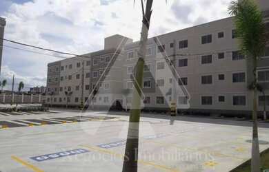 Imagem: O apartamento possui 2 Dormitórios, 1 Banheiro, 1 Vaga na garagem