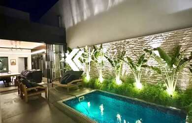 Imagem: A casa em condomínio possui 3 Dormitórios, 4 Banheiros, 2