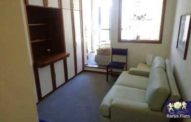 Imagem: O studio possui 1 Dormitório, 1 Banheiro, 1 Vaga na garagem