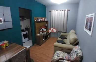 Imagem: O apartamento possui 2 Dormitórios, 1 Banheiro, 1 Vaga na garagem