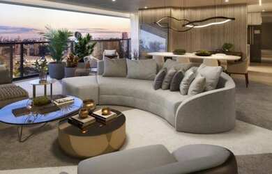 Imagem: O apartamento possui 4 Dormitórios, 4 Banheiros, 2 Vagas na